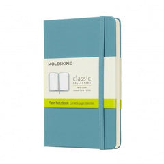 Moleskine Pocket Hardcover Plain Notebook Reef Blue