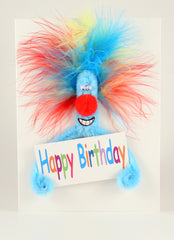 Puffy Happy Birthday Sign Card