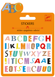 Coloured Letter Stickers