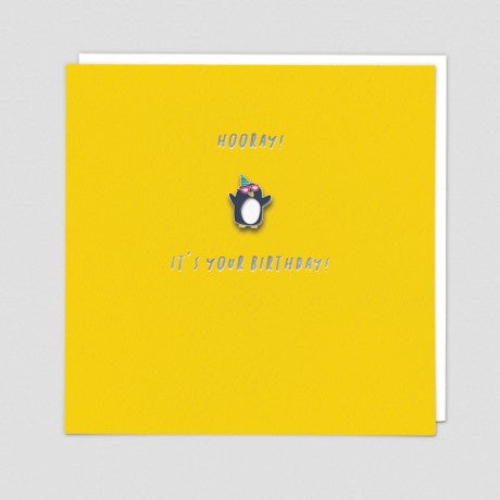 Hooray! It's Your Birthday Penguin Card