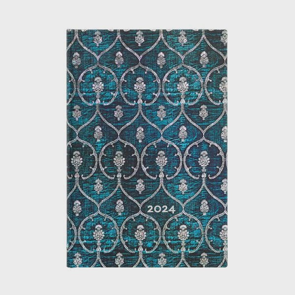 Blue Velvet Mini 12 Month Weekly Diary 2024