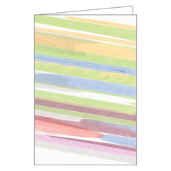 Painted Stripes Large Notecard Box