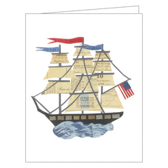 Tall Ship Notecard Box