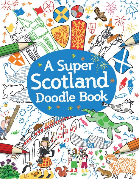 Super Scotland Doodle Book