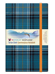 Tartan Cloth Notebook - Blue Loch