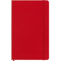 Moleskine Large Squared Hardcover Notebook Red