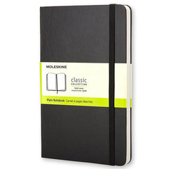Moleskine Large Plain Hard Cover Notebook Black