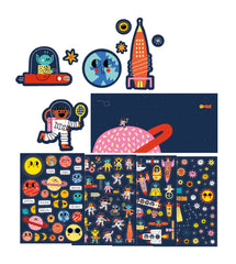 Space Set of 150 stickers
