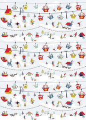Cable Cars Sheet Wrap