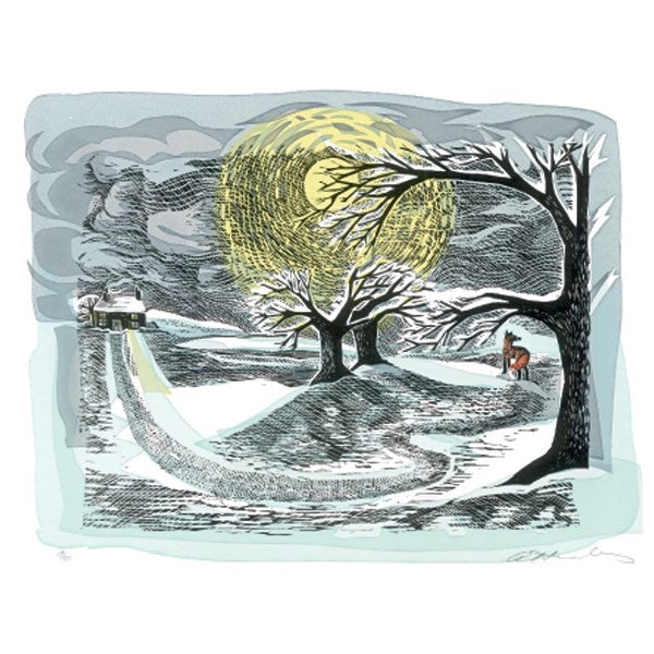 Winter Fox by Angela Harding Card