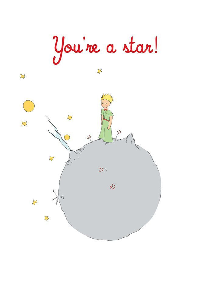 Little Prince You're A Star Card