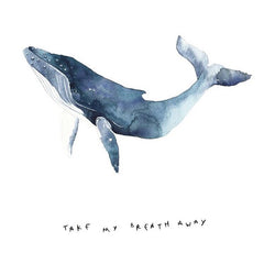 Take My Breath Away Whale Card