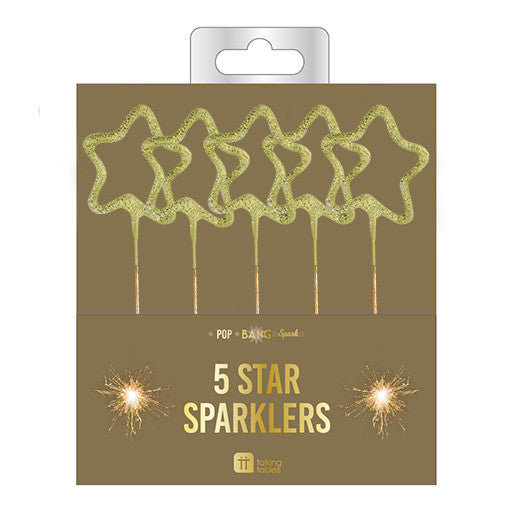 Gold Star Shaped Sparkles