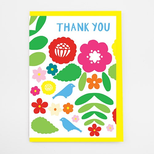 Mexican Embroidery Thank You Card