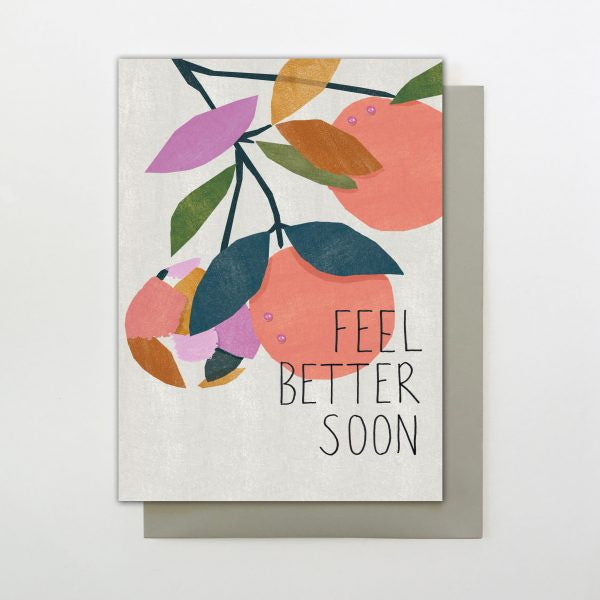 Feel Better Soon Fruit Tree Card