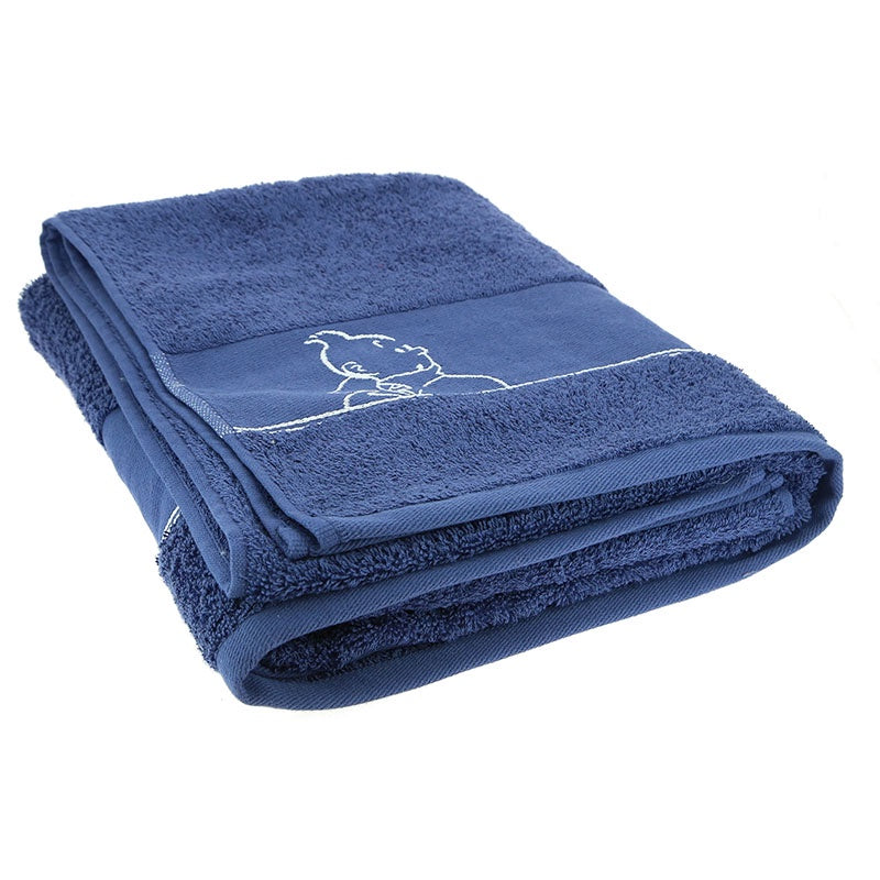 Indigo Tintin Bath Sheet Towel