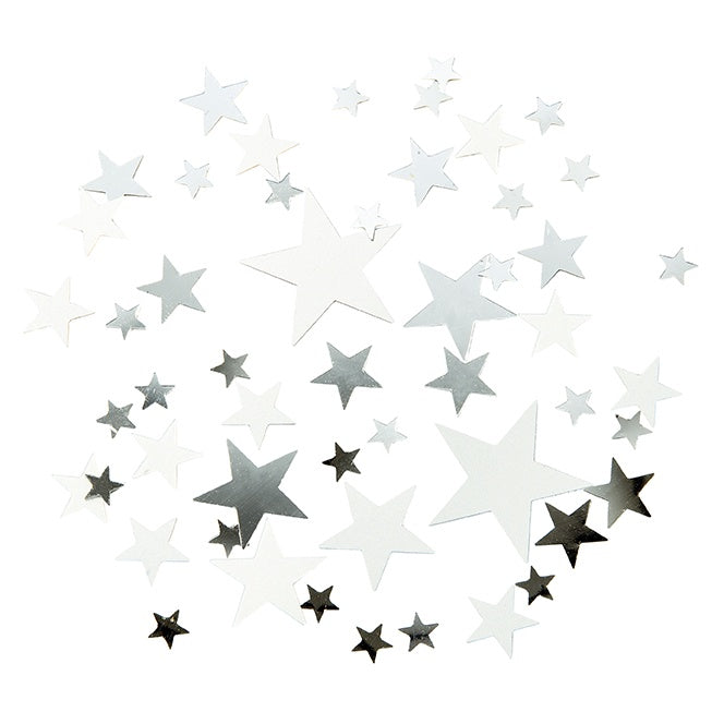 Party Porcelain Silver Star Scatter