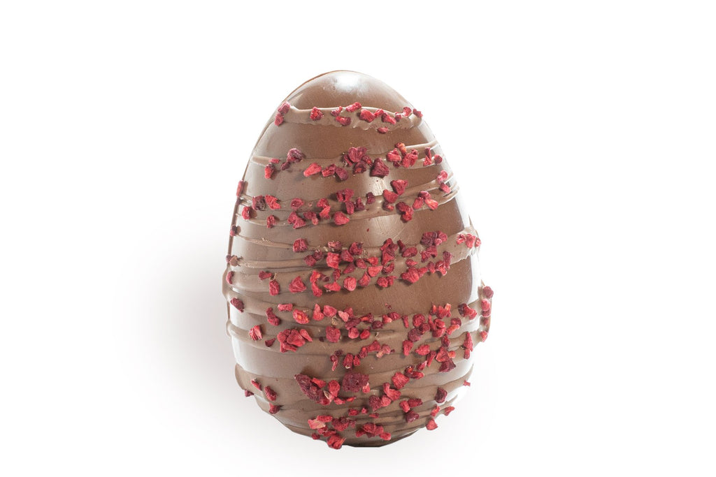 Milk Chocolate and Raspberry Easter Egg