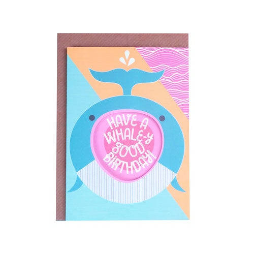 Have A Whale-y Good Birthday Card