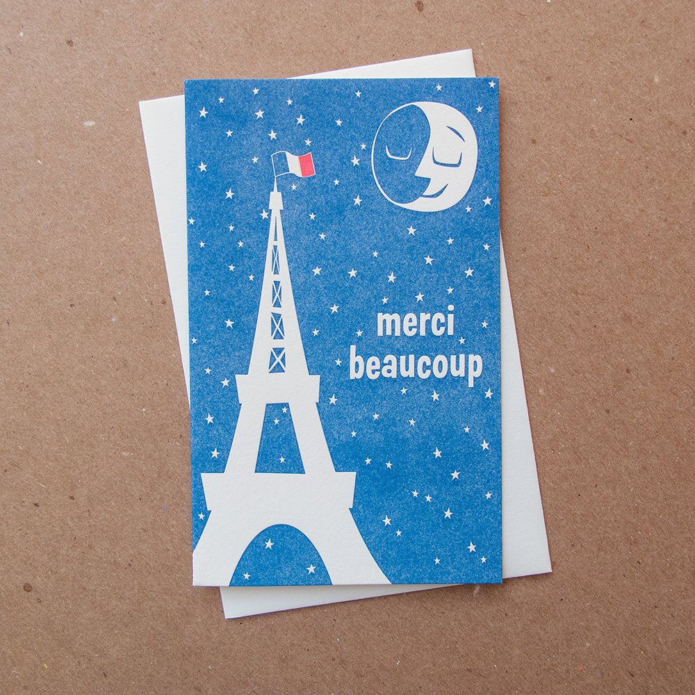 Merci Moon Card