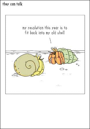 Crab Shells Christmas Card