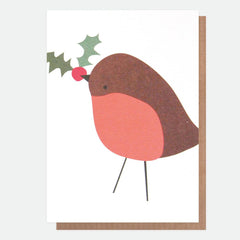 Merry Christmas Neon Robin Charity Pack of 5 Cards