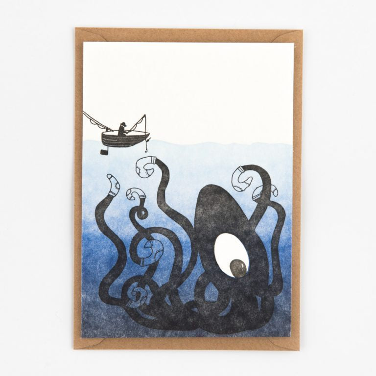 Octopus Postcard