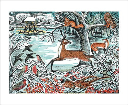 Winter Woodland Blank Card