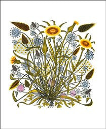 Goat's Beard and Grasses Card