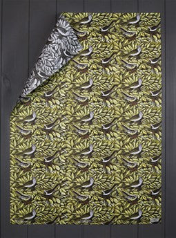 Birds in Foliage Sheet Wrap