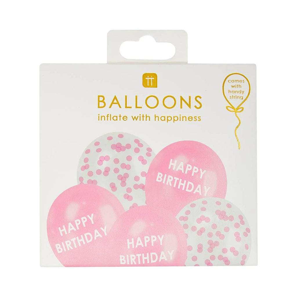 Pink Balloons Pack of 5
