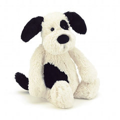 Bashful Black And Cream Puppy Medium