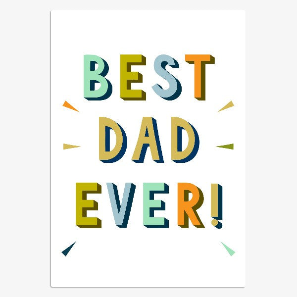 Best Dad Ever Father's Day Card