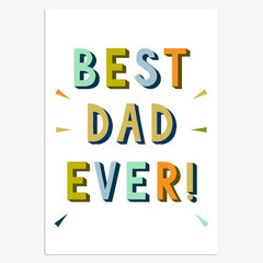 Best Dad Ever Father's Day Card