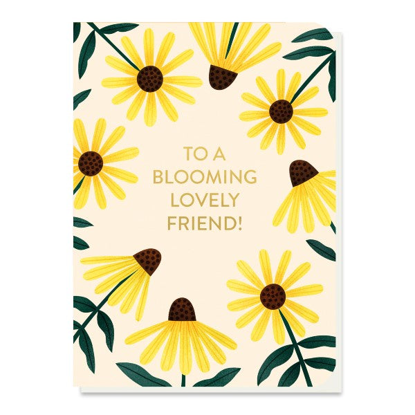 To A Blooming Lovely Friend Seed Card