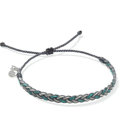 4Ocean Bali Boarder Bracelet Charcoal and Green