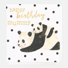 Happy Birthday Mummy Panda Card