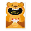 Big-Mouthed Bear Birthday Card