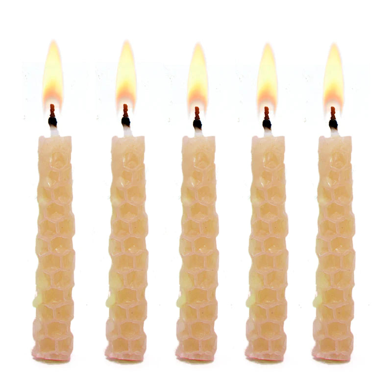 Natural Beeswax Birthday Candle Making  Kit
