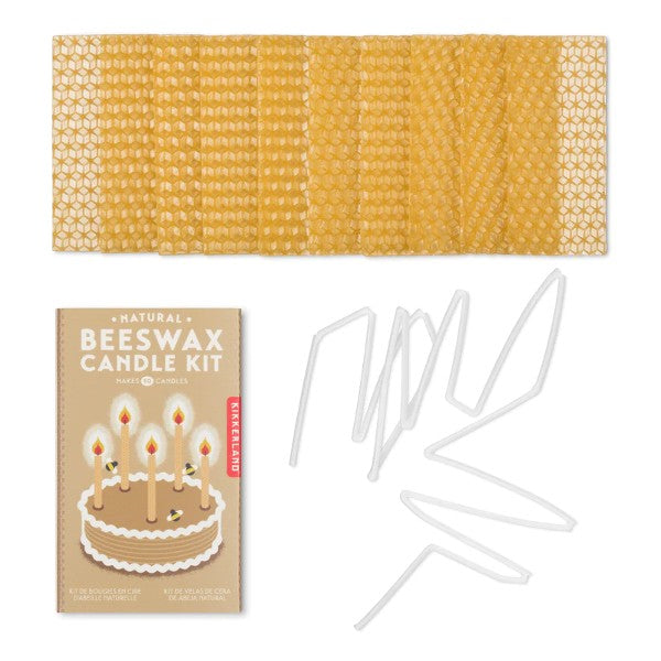 Natural Beeswax Birthday Candle Making  Kit