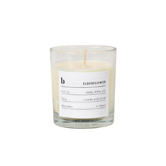 Elderflower Soy Wax Candle in Glass