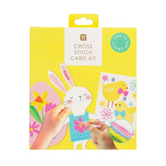 Bunny Cross Stitch Easter Card Kit
