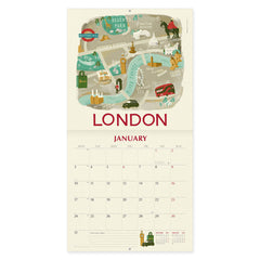 2022 Wall Calendar - World Cities