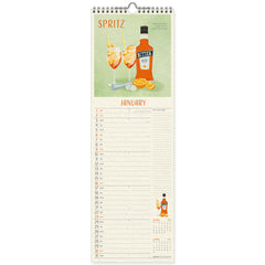 2022 Long Calendar - Cheers