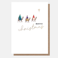 Merry Christmas 3 Wise Men Card