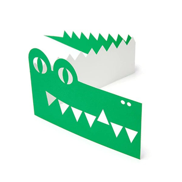 Krokodil Die Cut Card