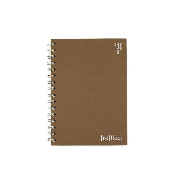 Organic Hazelnut Residue Medio Plain Notebook