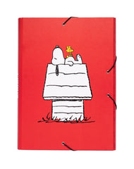 Snoopy A4 Elastic  Folder