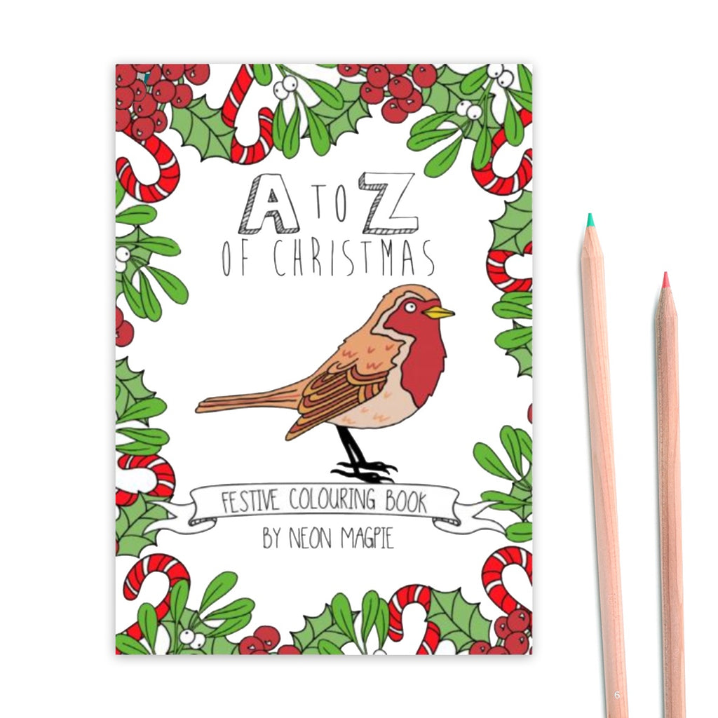 A to Z of Christmas Colouring Book