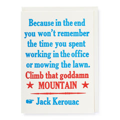 Climb That Mountain Card